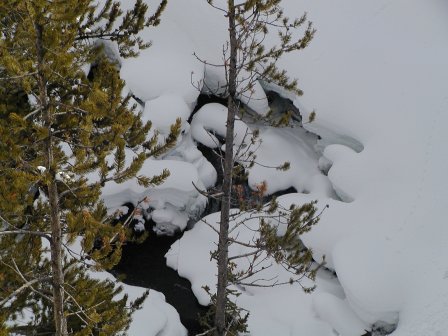 Snow at Kepler Cascades Photograph