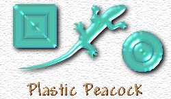 OMS Plastic Peacock