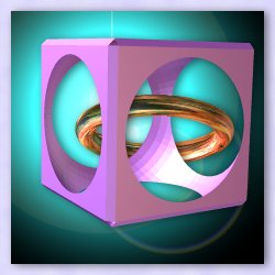 Ring around the holes in the box