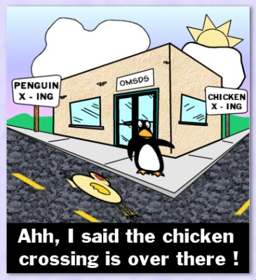 Why did the chicken cross the road?